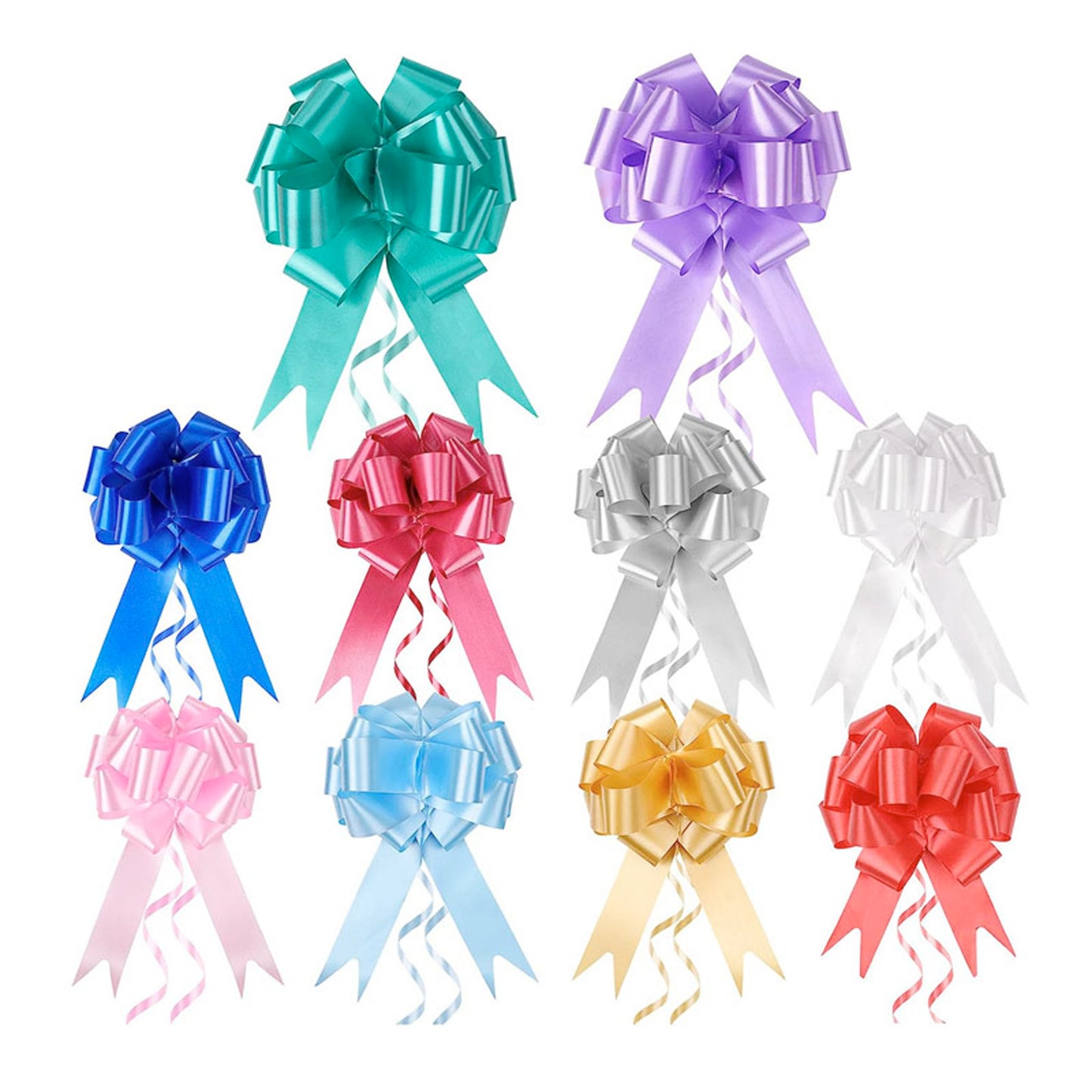 30mm Solid Pull String Pom Bow