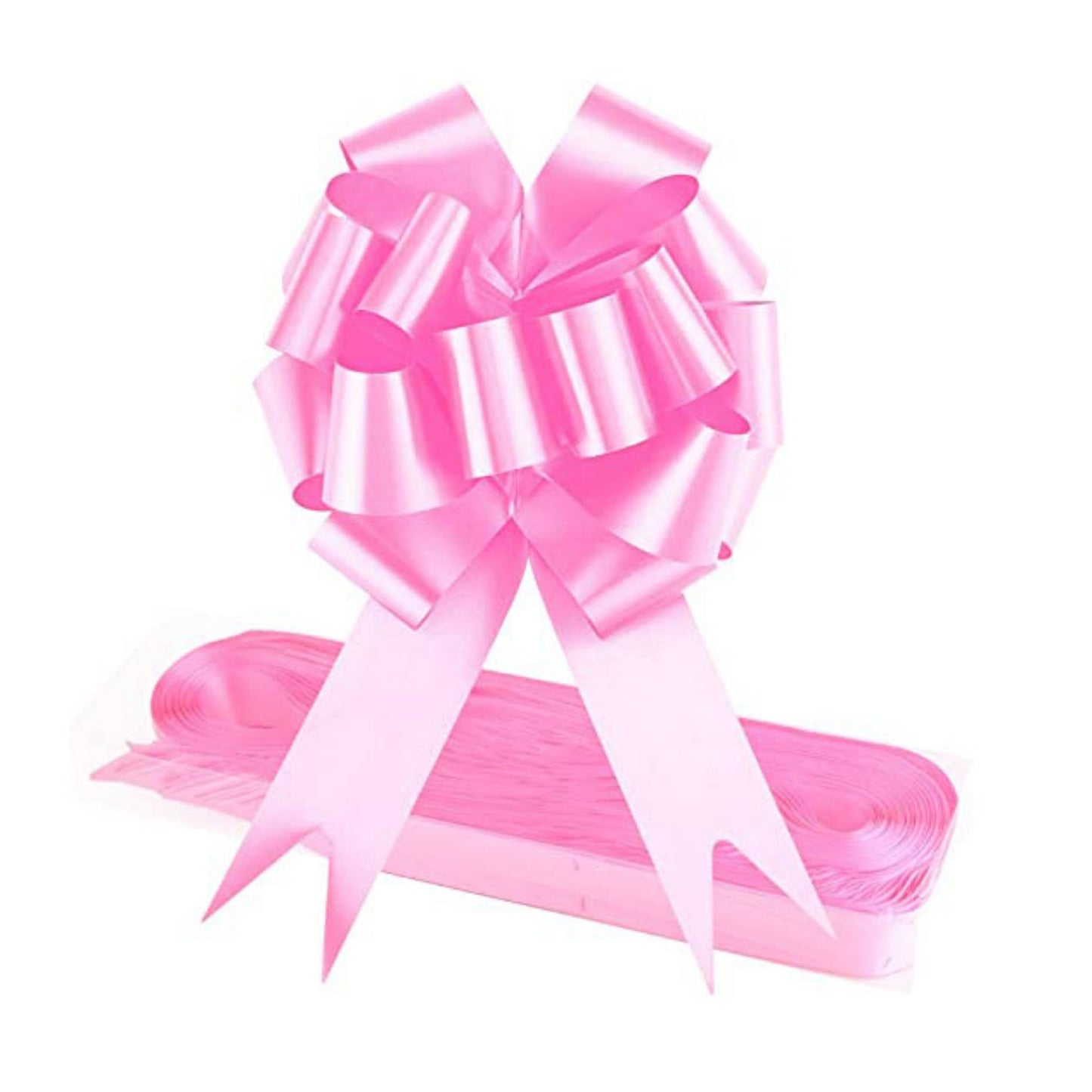 Factory Plastic Flower Plastic Pull String Bow Ribbon