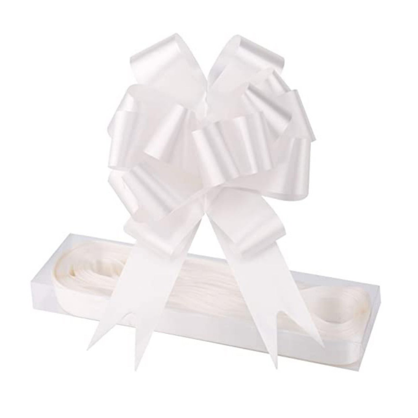Factory Plastic Flower Plastic Pull String Bow Ribbon
