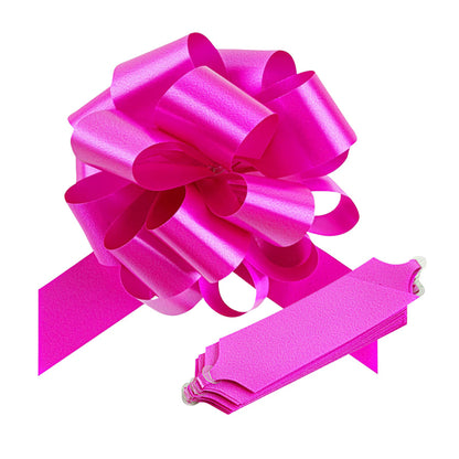 Multicolor Solid Poly Pull Bows
