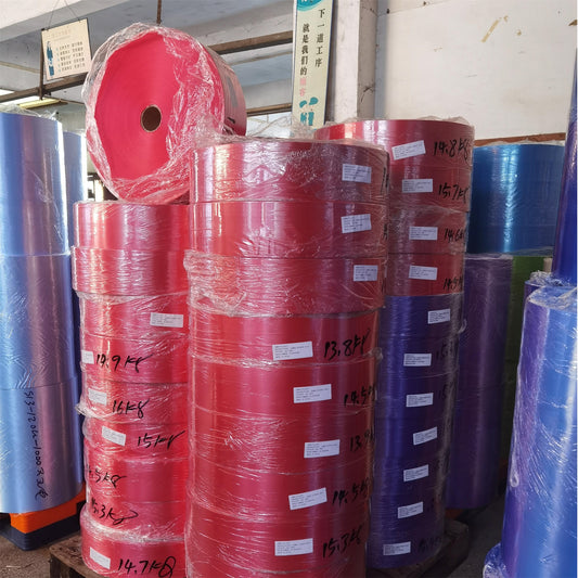 Wholesale Customized Color  Plastic Jumbo Ribbon Roll