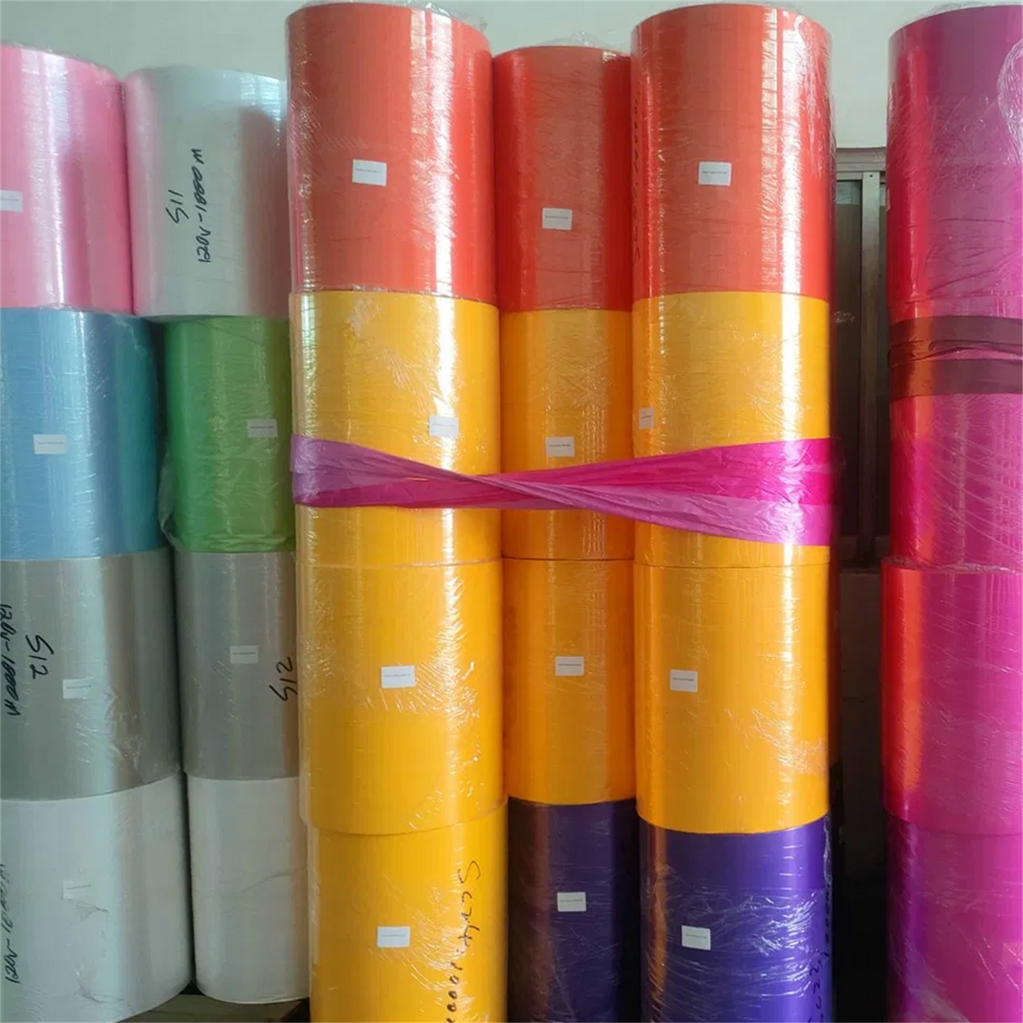 Wholesale Customized Color Plastic Jumbo Ribbon Roll