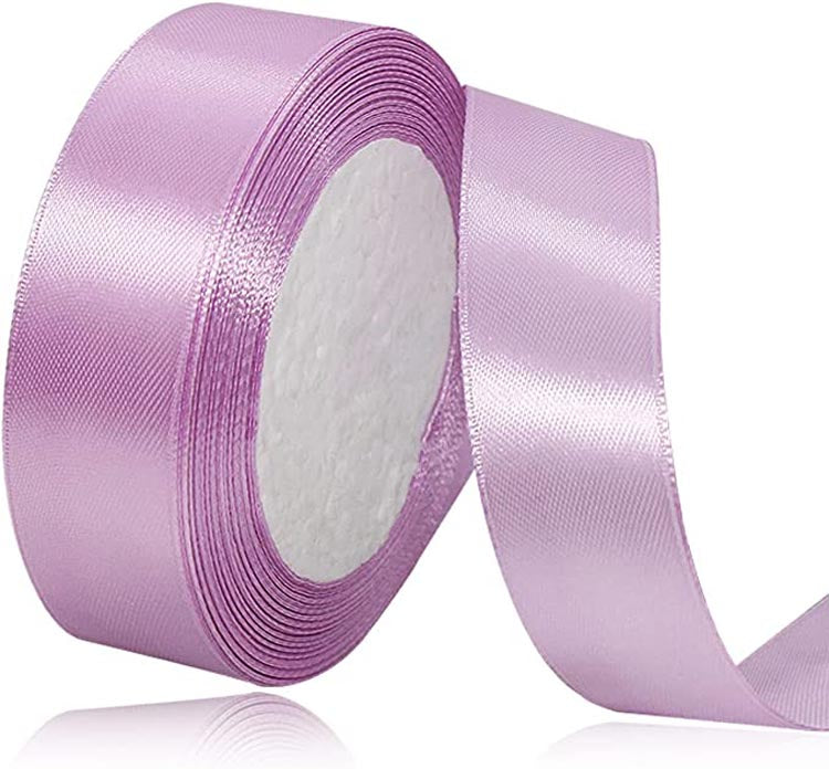 Custom Lngle Face Solid Color Satin Ribbon Roll