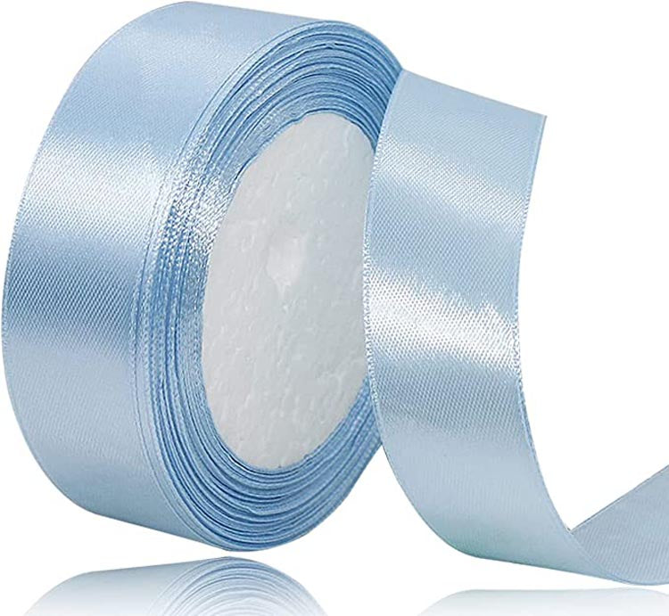 Custom Lngle Face Solid Color Satin Ribbon Roll