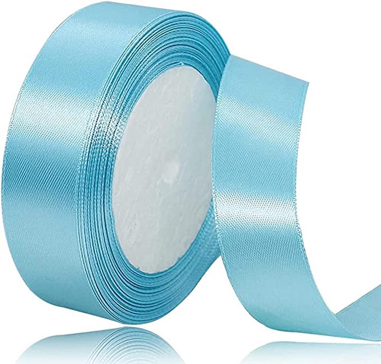 Custom Lngle Face Solid Color Satin Ribbon Roll