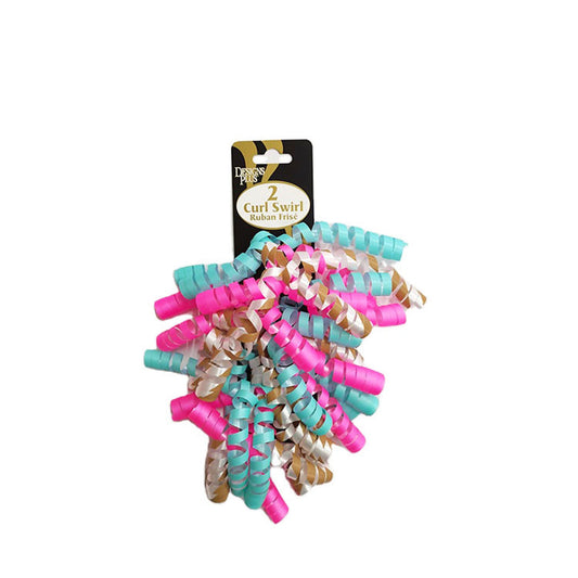 Two Colors Poly Plastic Curly Bows
