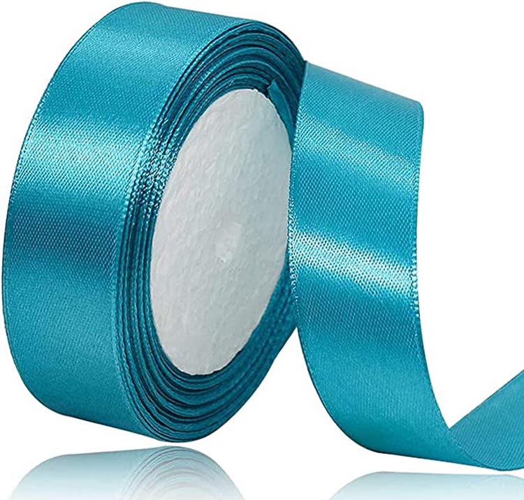 Custom Lngle Face Solid Color Satin Ribbon Roll