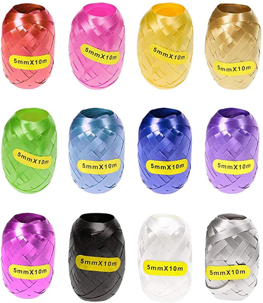 Custom Color Size Metallic Curling Eggs Ribbon