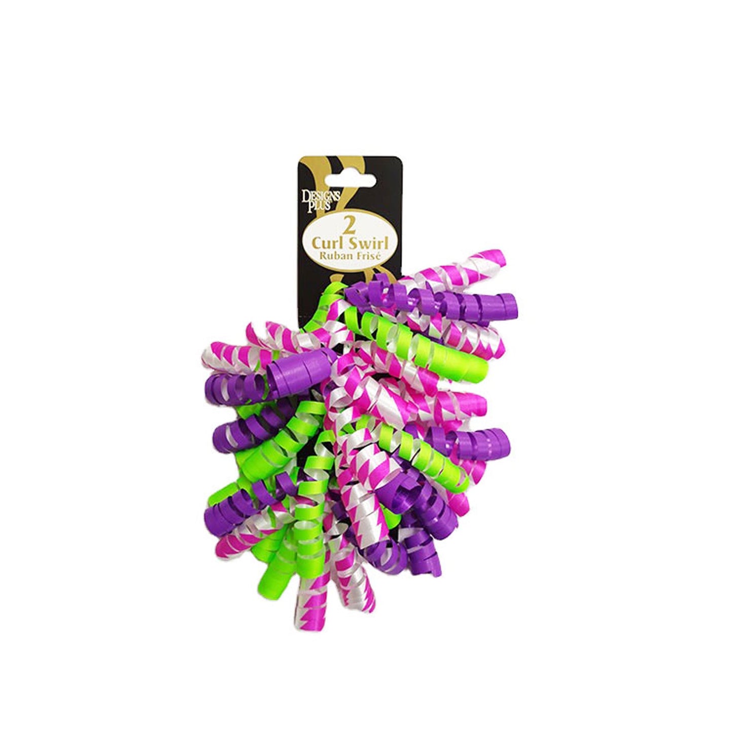 Two Colors Poly Plastic Curly Bows