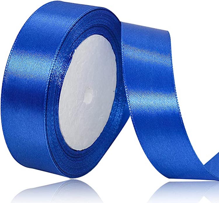 Custom Lngle Face Solid Color Satin Ribbon Roll