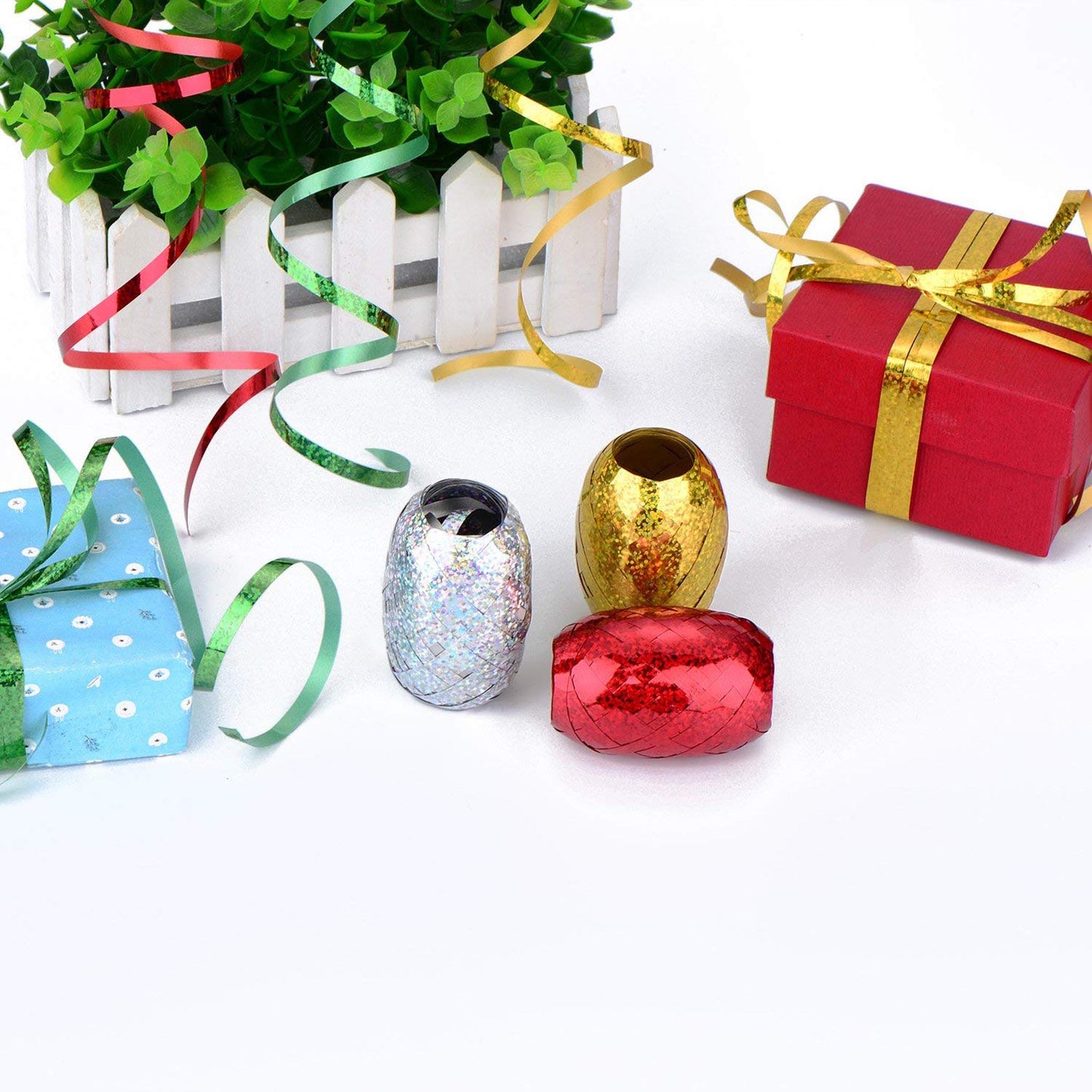 Metallic Curling Ribbon Eggs