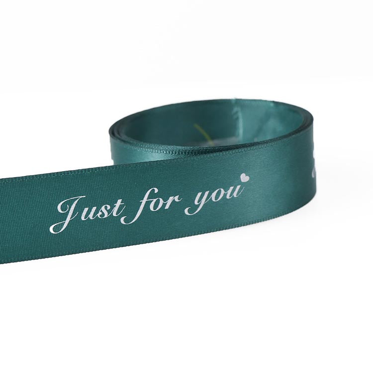 Wholesale Custom Printed Logo Polyester Silk Satin Ribbon