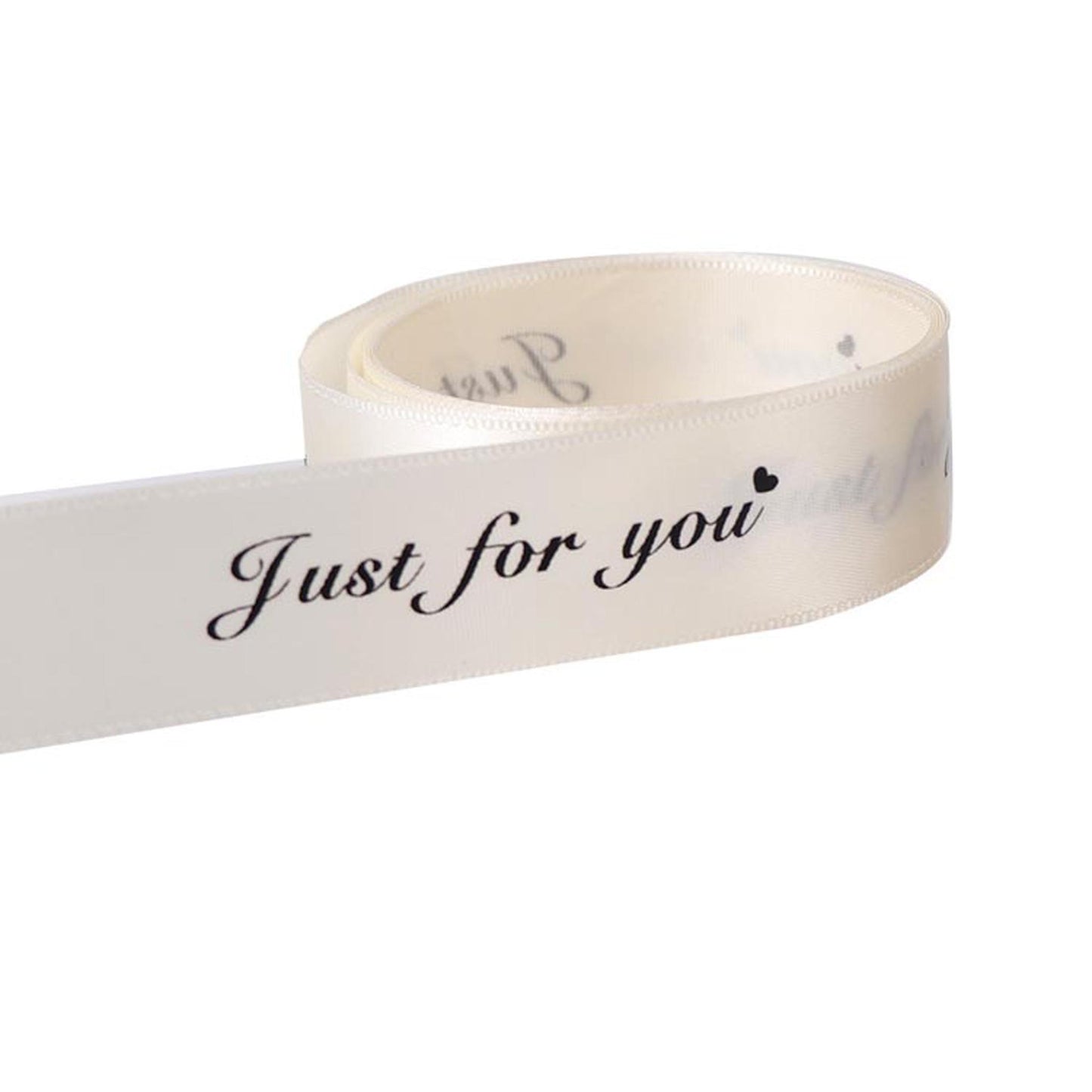 Custom Printed Letters Logo Polyester Silk Grosgrain Satin Gift Ribbons