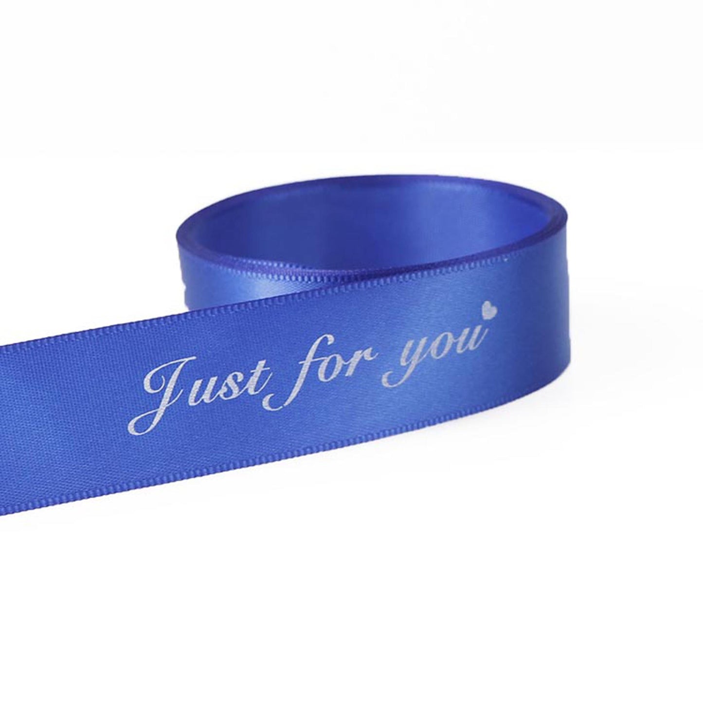 Custom Printed Letters Logo Polyester Silk Grosgrain Satin Gift Ribbons