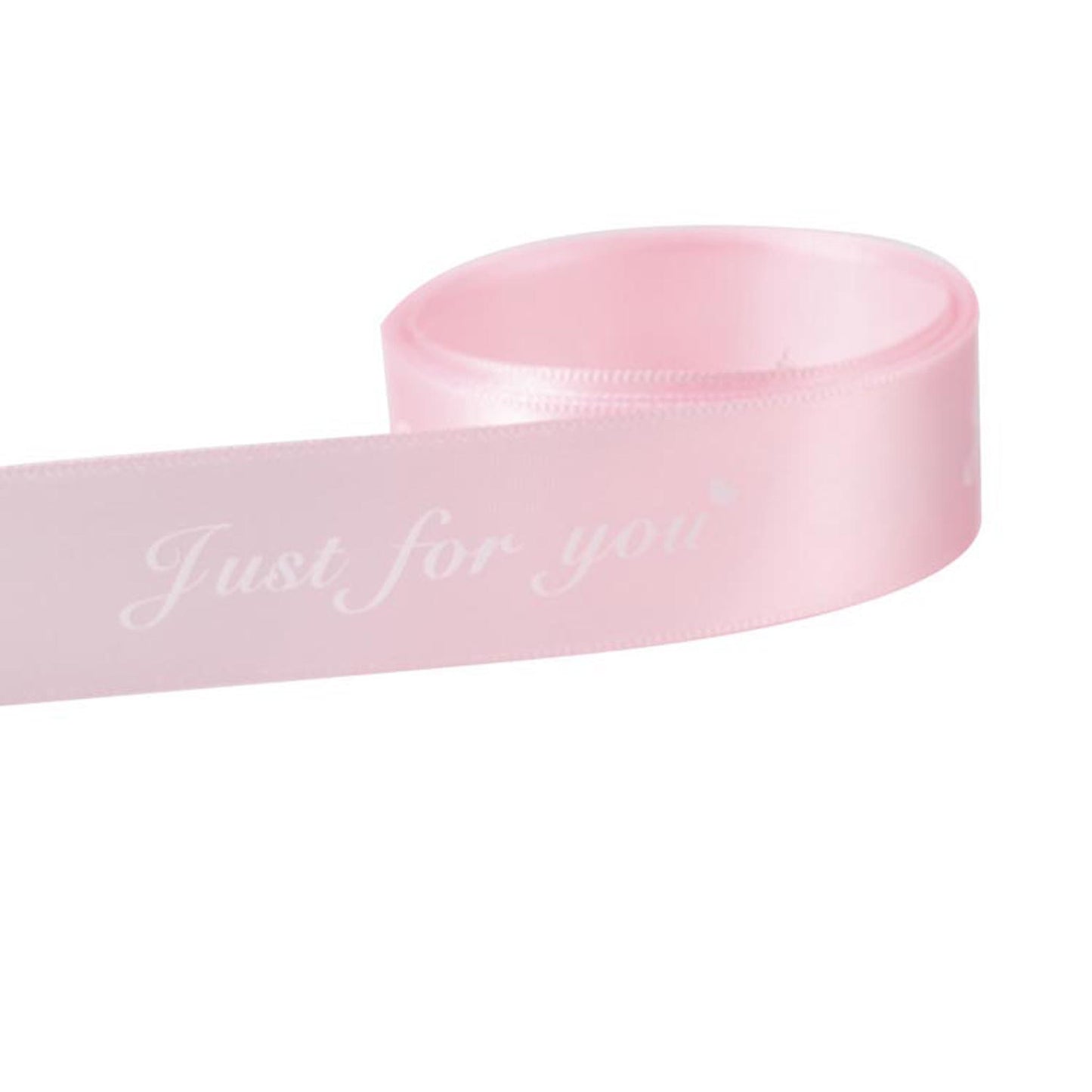 Custom Printed Letters Logo Polyester Silk Grosgrain Satin Gift Ribbons