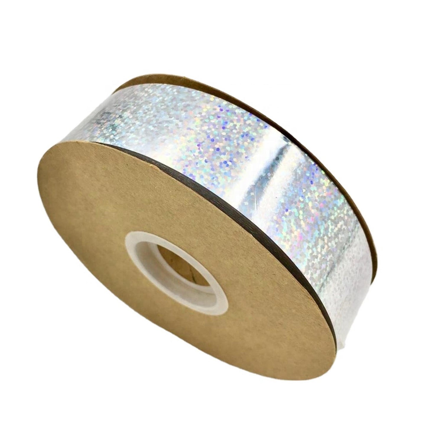 Custom Printed Colorful Gift Decoration PP Plastic Holographic Ribbon