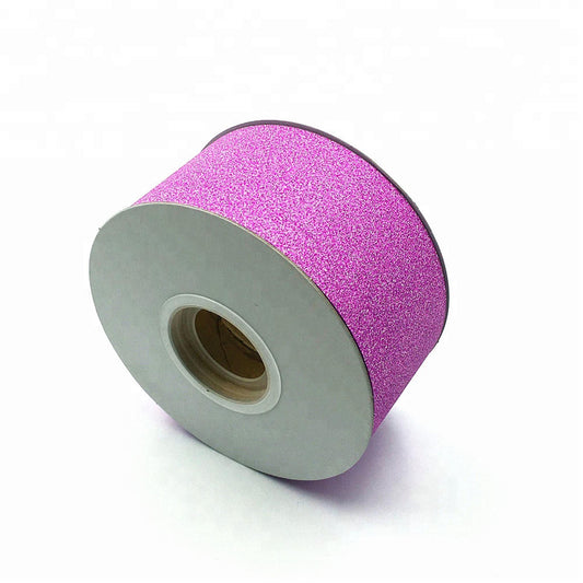 Luxury Custom Printed Decorative Gift Poly Plastic Glitter Ribbon Roll