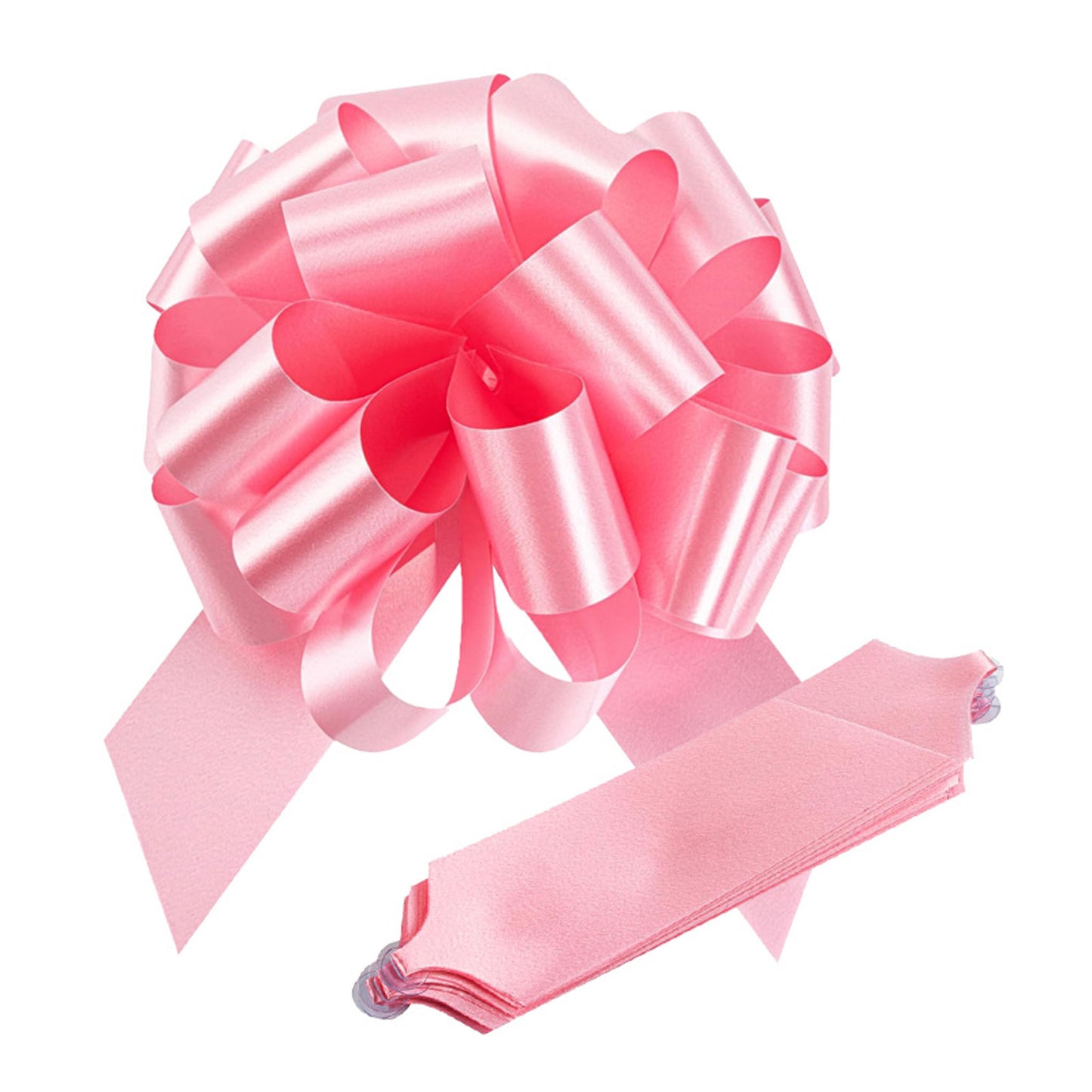Multicolor Solid Poly Pull Bows