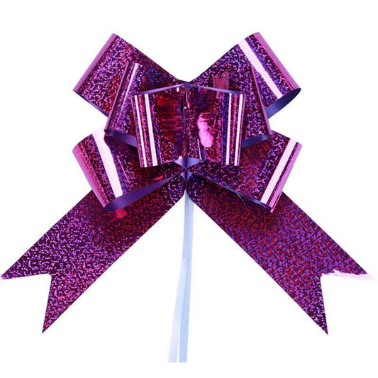 Wholesale Gift Plastic Pull String Flower Butterfly Pull Bow