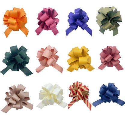 Multicolor Paper Environment Protection Gift Wrapping Pull Bow Ribbon
