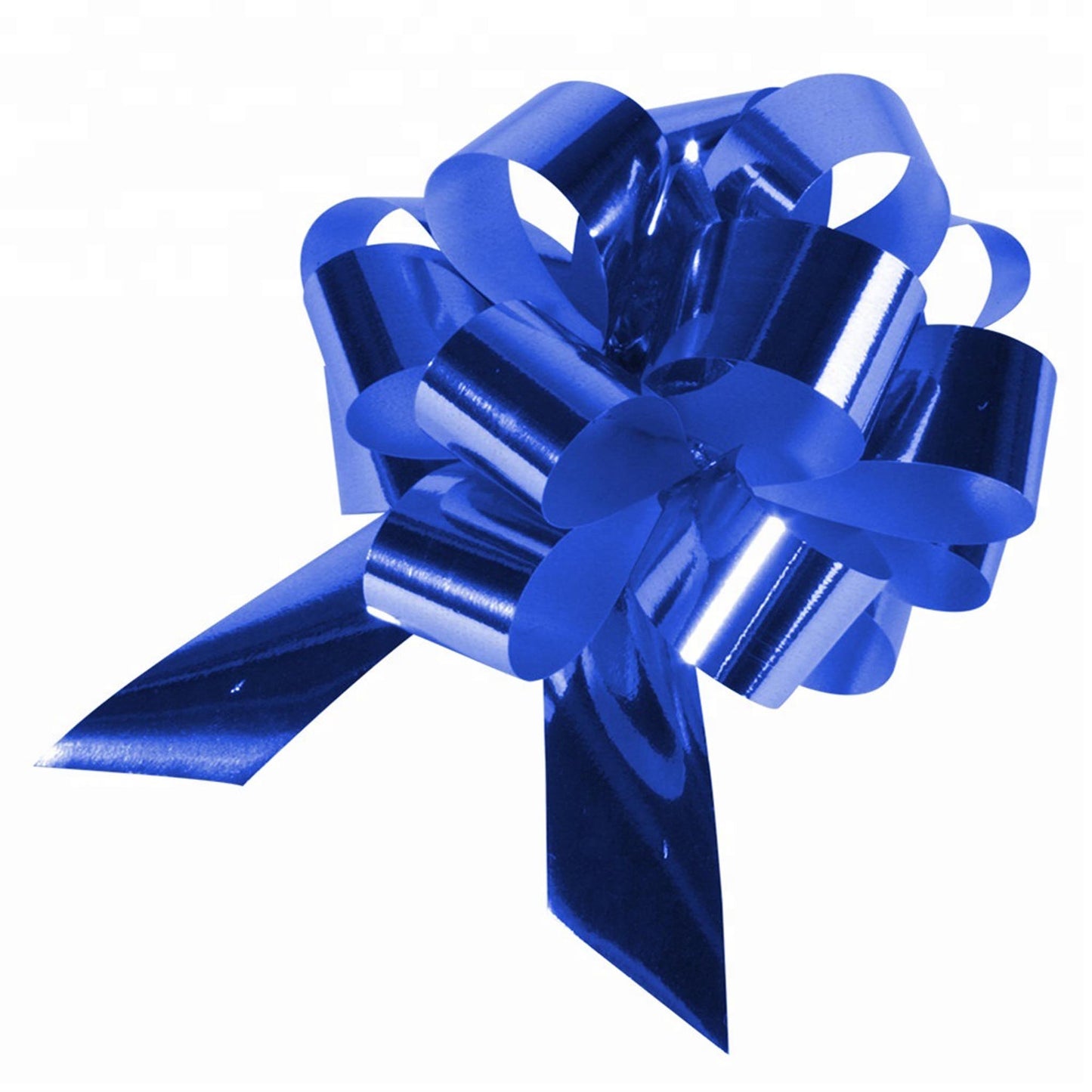 Metallic Printed Gift Plastic Pull String Ribbon